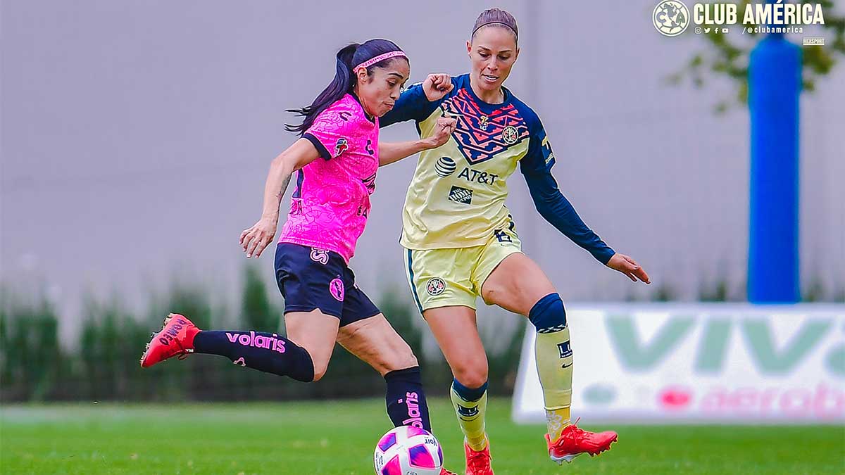 América femenil 2-0 Xolos; con goles de Casandra Cuevas y Mayra Pelayo las Águilas suman de a 3 en Coapa