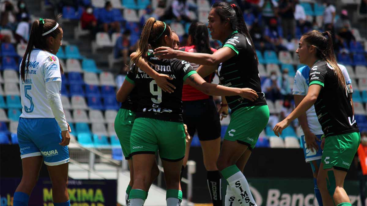 Puebla 2-3 Santos; las Guerreras siguen en plan grande en el Apertura 2021