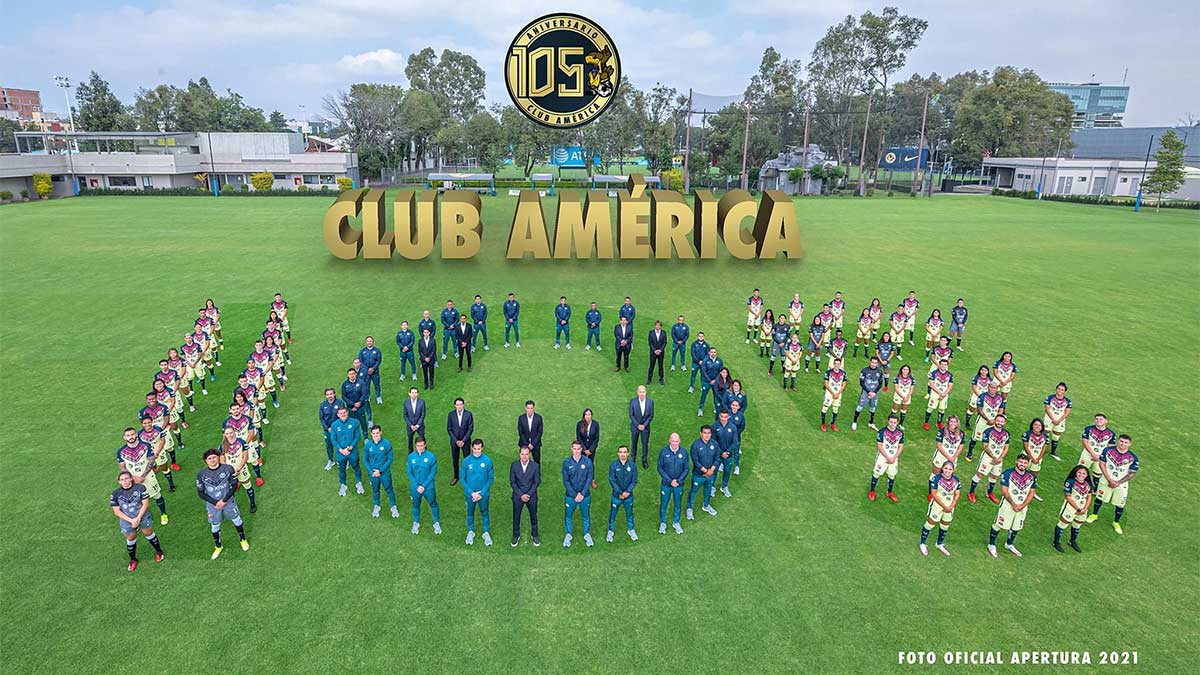 América festeja su aniversario 105 con una foto oficial muy especial