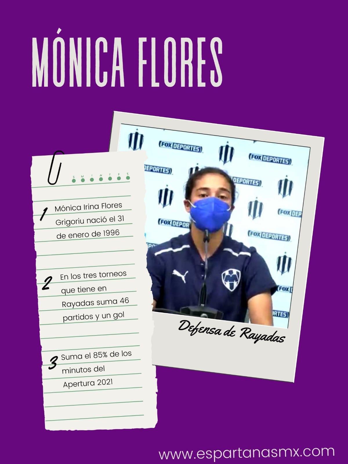 monica flores rayadas grafico datos