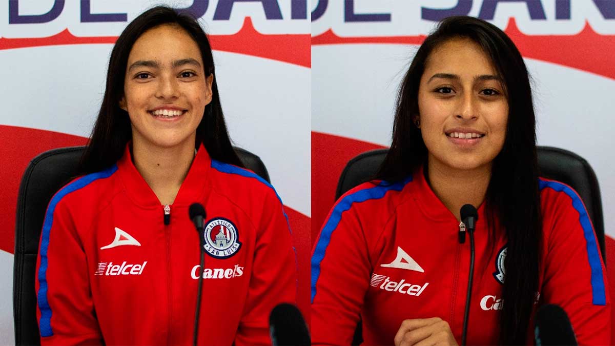 Sharon Barba e Ivette Alvarado fueron presentadas como jugadoras del San Luis 
