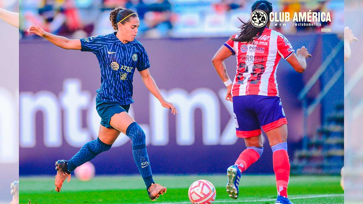 El América femenil derrotó 3-1 al San Luis en el estadio Alfonso Lastras