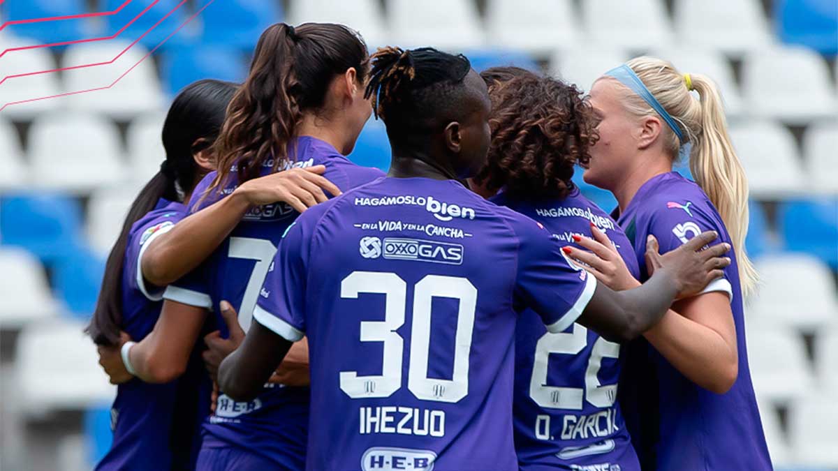 Puebla femenil 0-3 Rayadas; el Monterrey gana y ya es tercero en el Apertura 2023