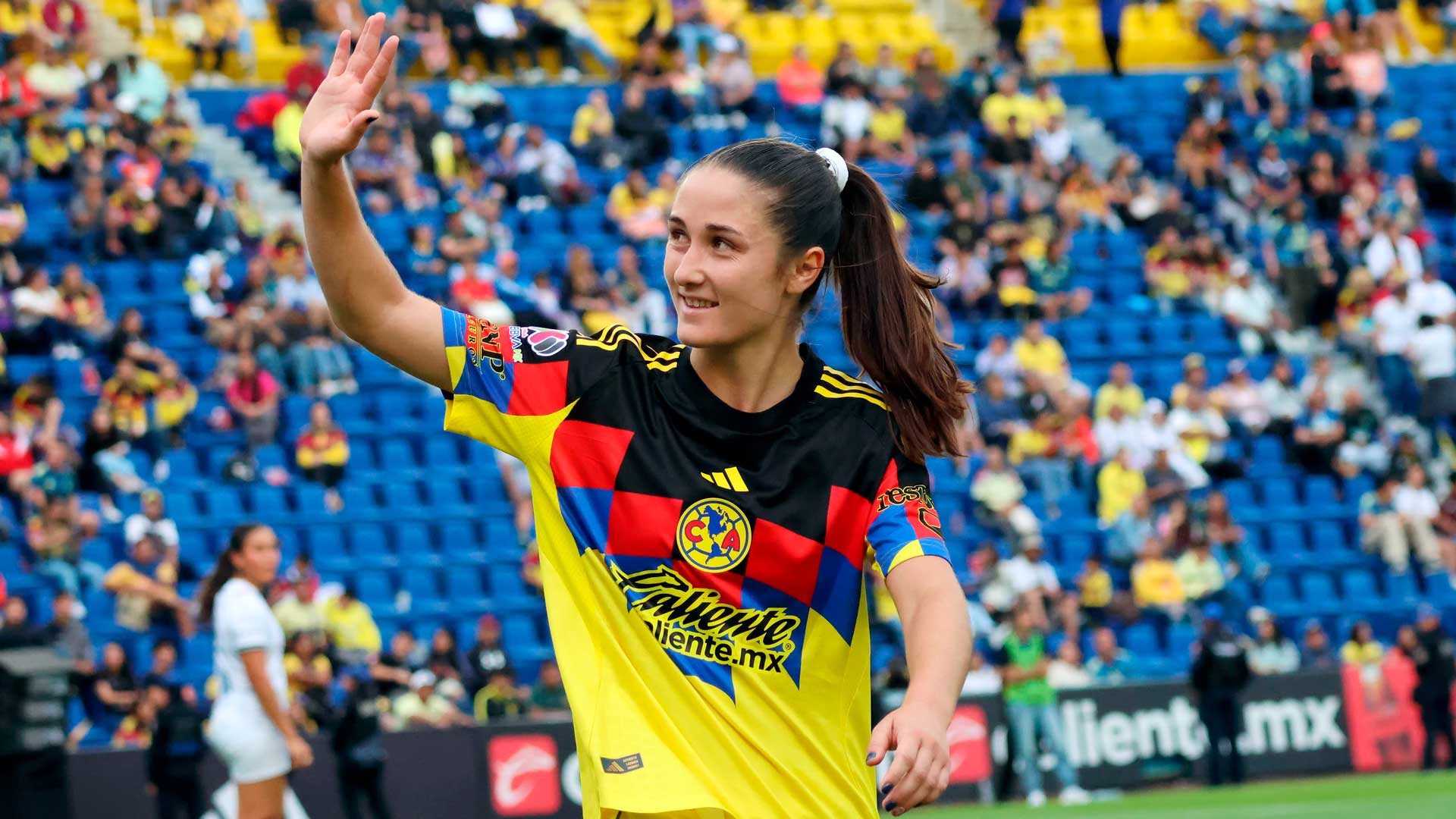 Bruna Vilamala se estrena como goleadora con América Femenil