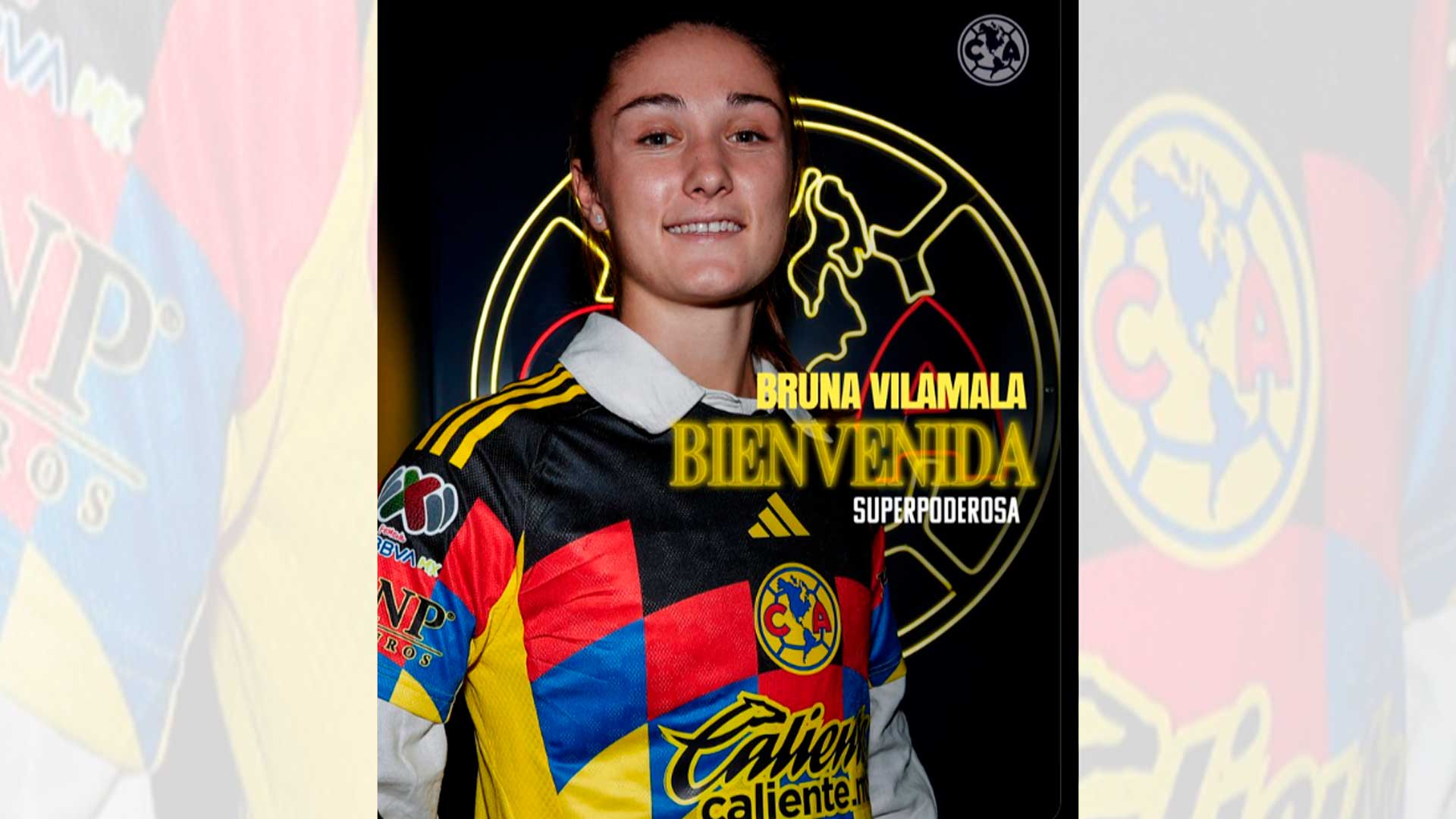 Club América presenta a Bruna Vilamala como nuevo fichaje azulcrema