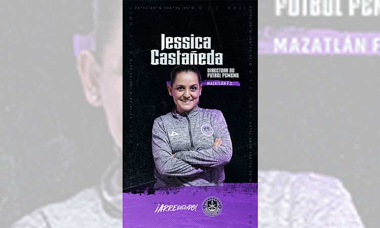 Jessica Castañeda, primera entrenadora en la historia del Mazatlán Femenil
