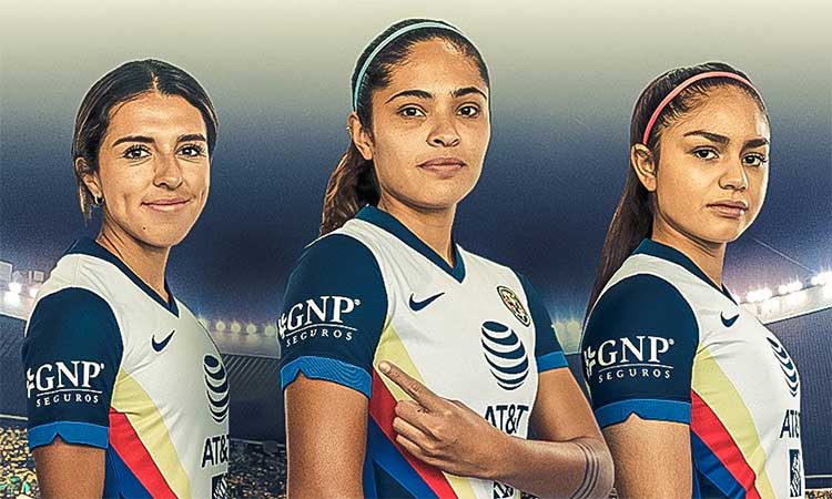 América femenil presume su nuevo patrocinio de GNP
