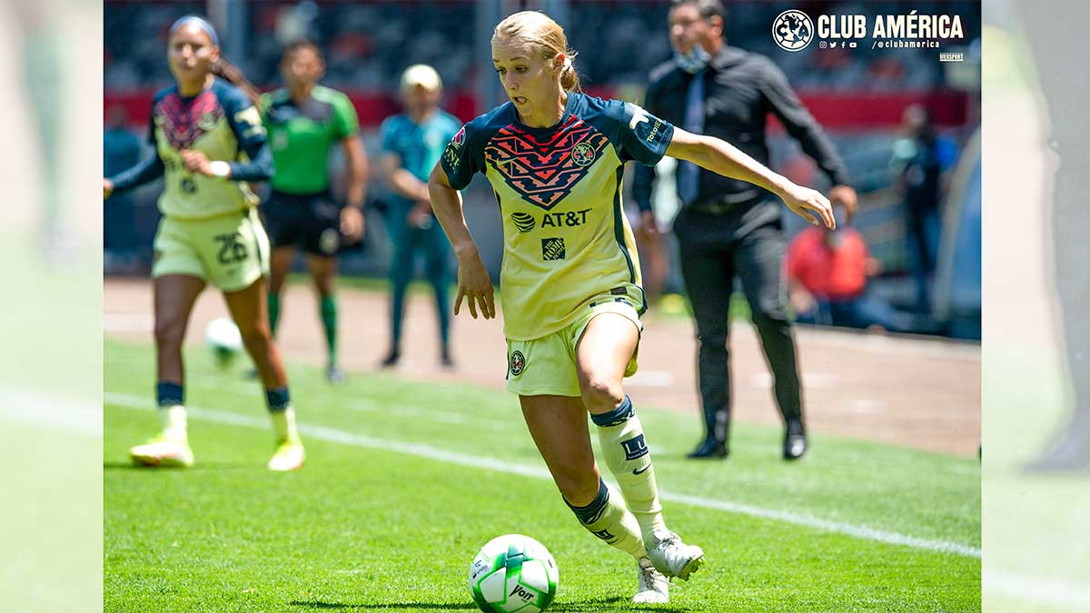 Sarah Luebbert jugó su último partido con el América femenil