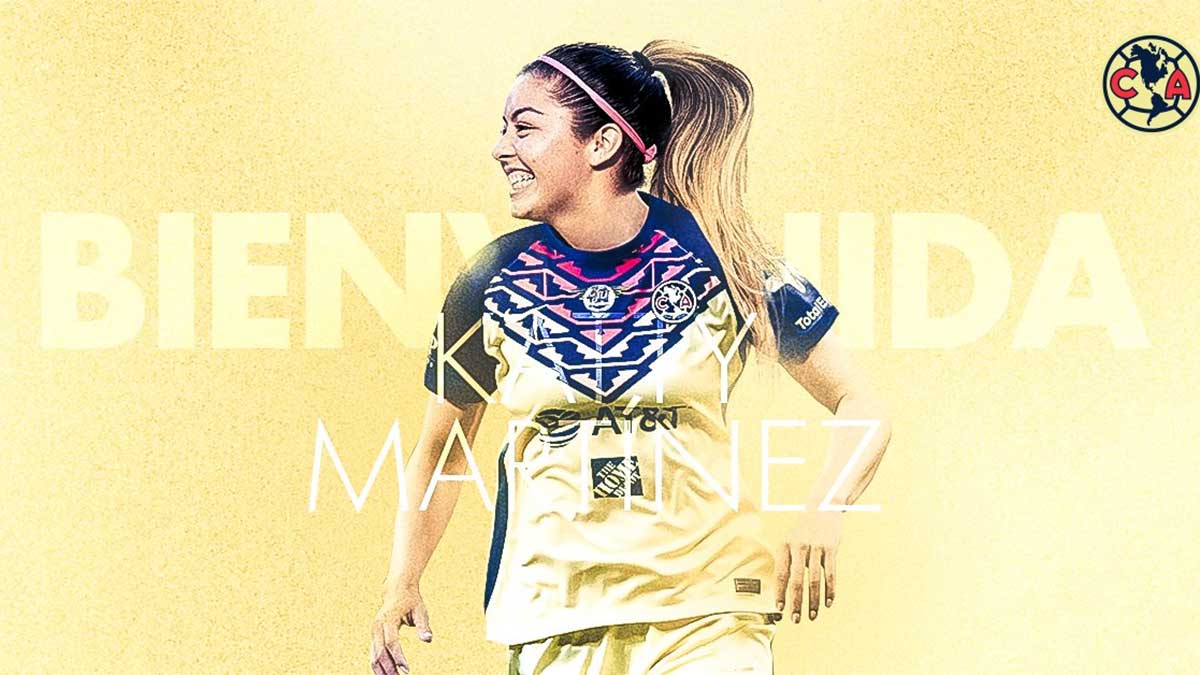 Katty Martínez, nueva delantera del América femenil 