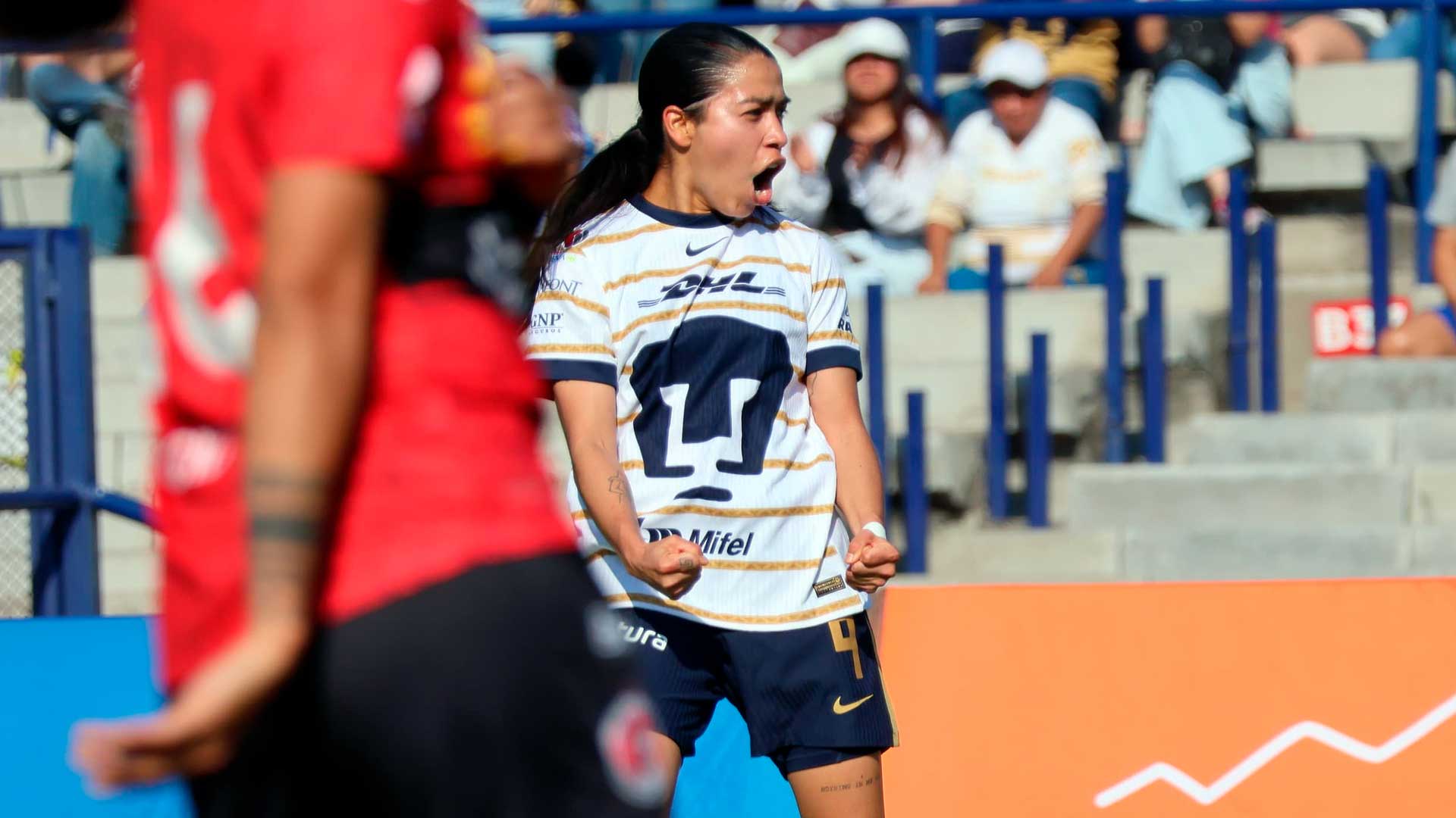 Pumas femenil vence a Xolos con solitario gol de Ximena Ríos; tuvieron desde el minuto 6 una jugadora más