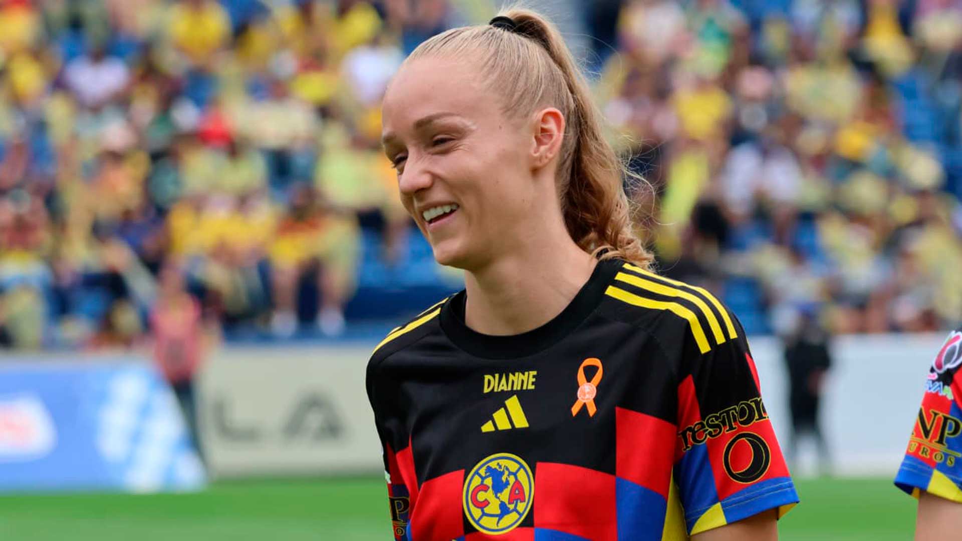 Sarah Luebbert destaca la fortaleza colectiva del América femenil: “Como equipo somos aún más fuertes”