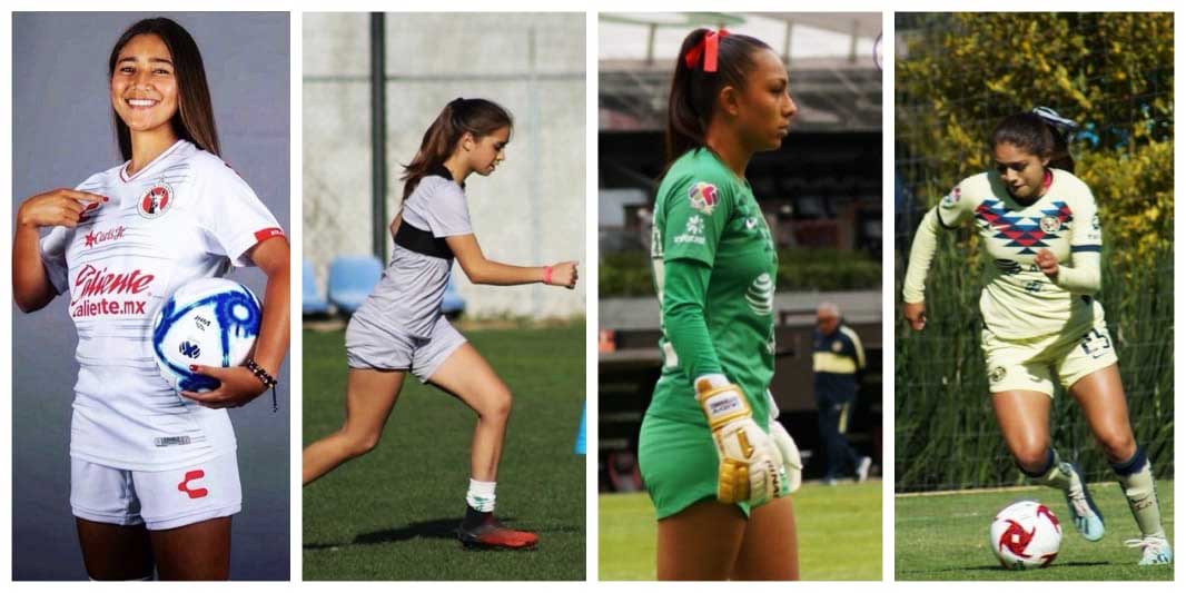 Estas 4 jugadoras de la Liga MX Femenil son hijas de exfutbolistas