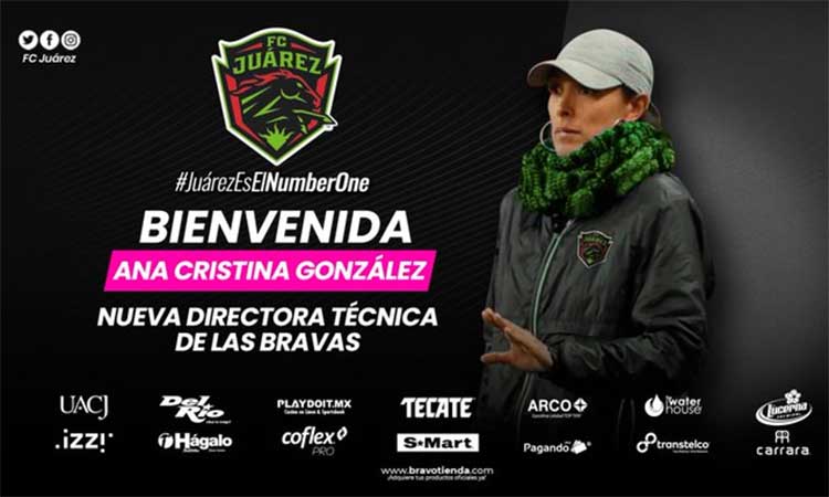 Ana Cristina González, nueva entrenadora del FC Juárez femenil