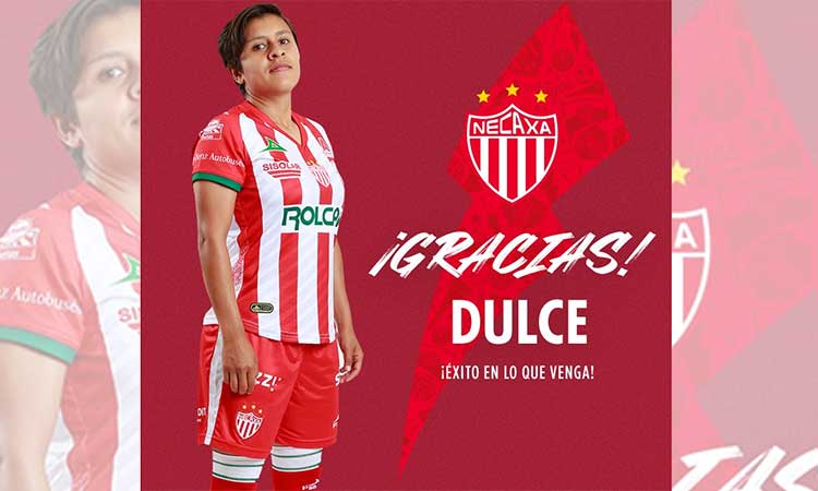 Dulce Alvarado se despide de Necaxa femenil
