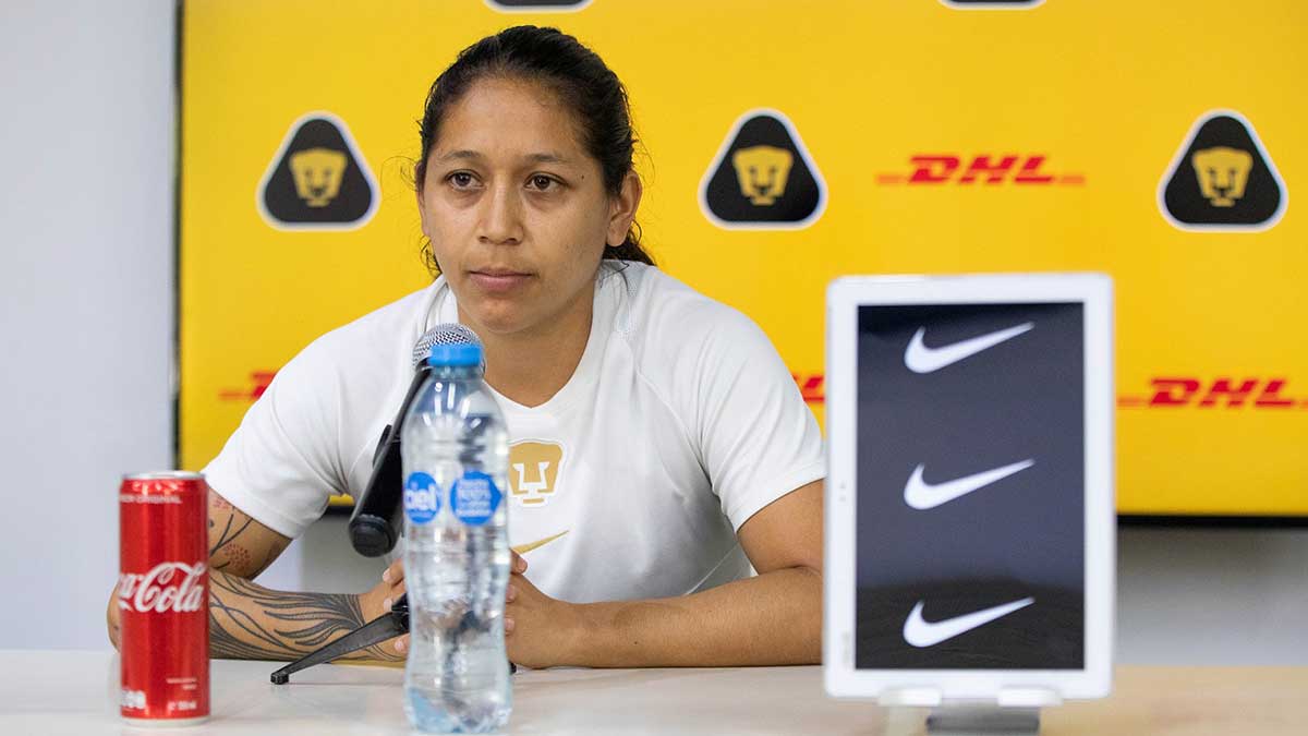 Fabiola Santamaría, feliz por regresar al Estadio Olímpico Universitario
