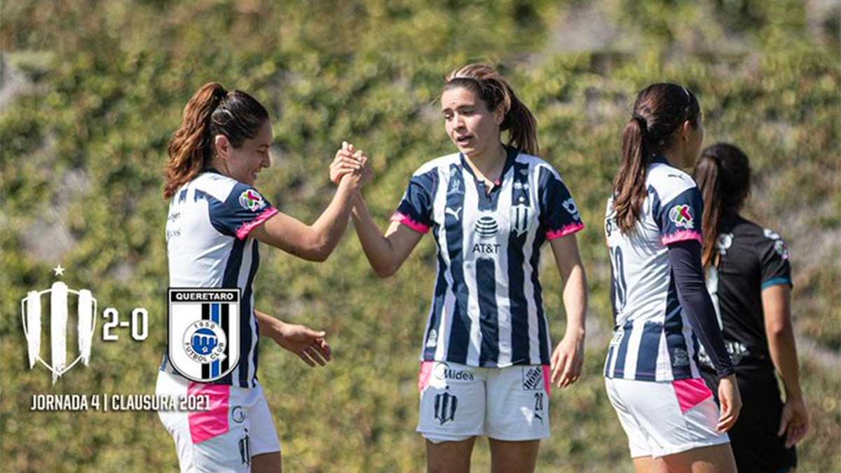 Rayadas cumple y derrota 2-0 a un Querétaro que no levanta