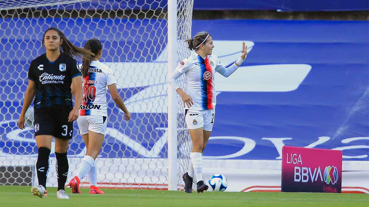 Querétaro viene de atrás y empata 3-3 con Chivas femenil
