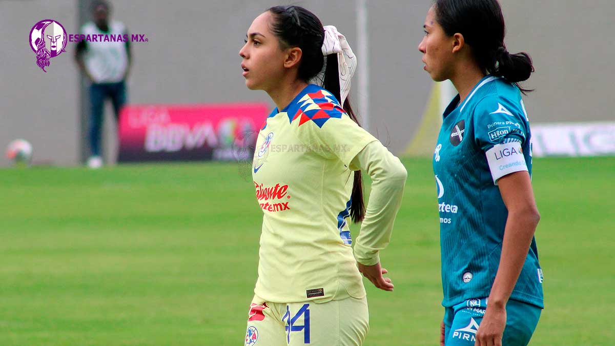 América femenil: Alondra Cabanillas, logra “gol” y presume un estilo coquette ante Mazatlán