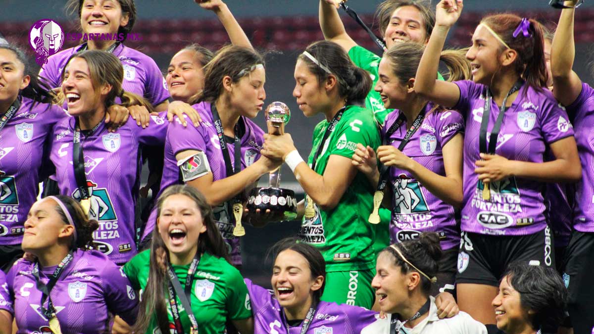 Las Tuzas de Pachuca Sub-19 se coronan campeonas del Clausura 2024 tras vencer al América en el estadio Azteca