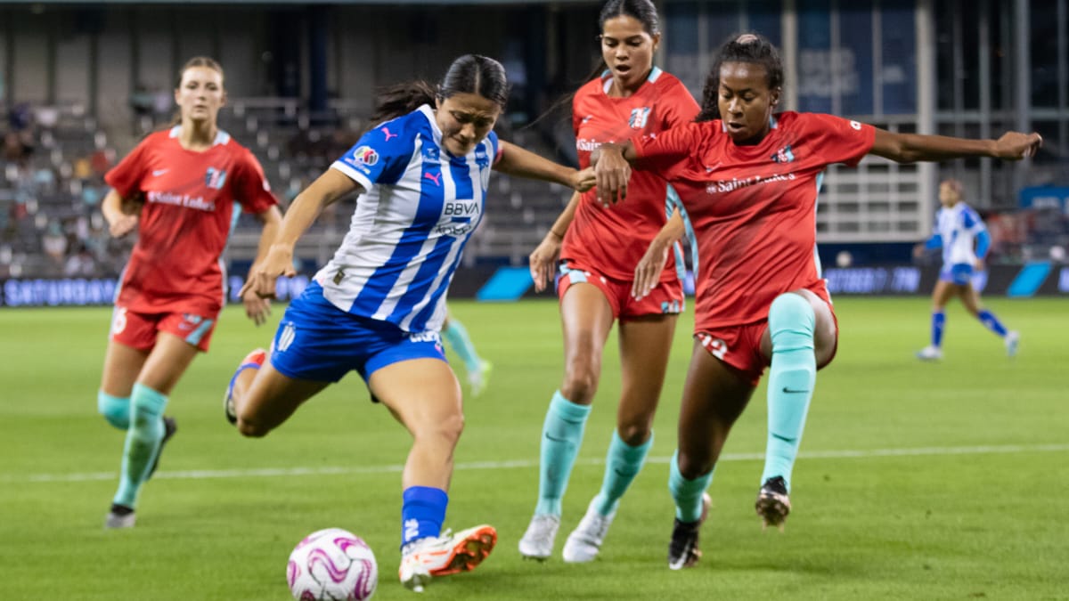 Rayadas de Monterrey perdió 1-0 ante el KC Current en partido amistoso de talla internacional 