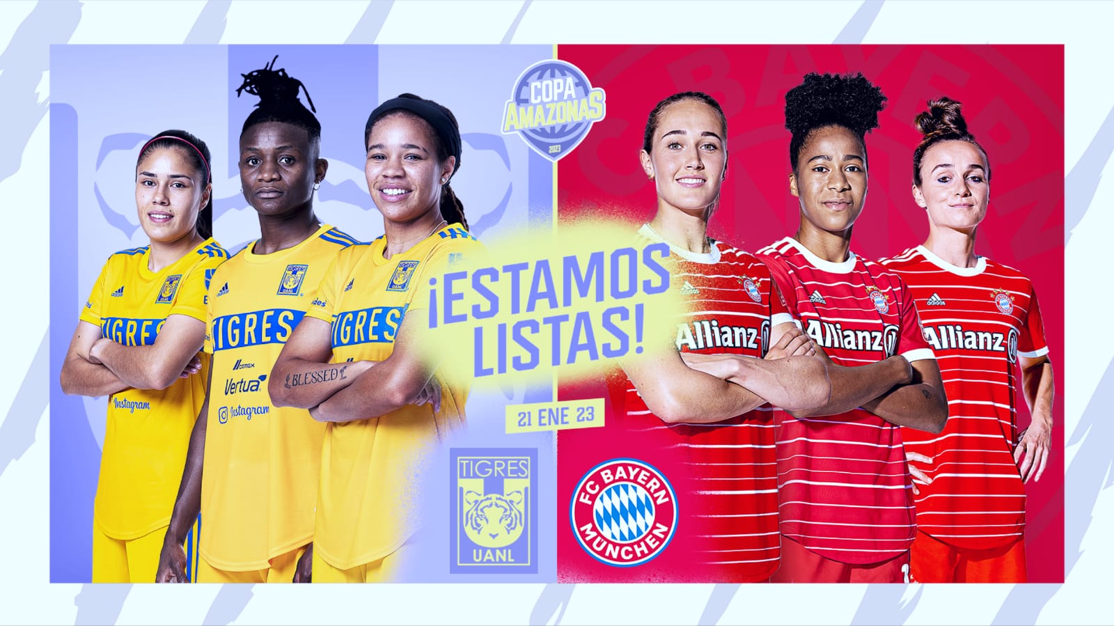 Tigres Femenil disputará la Copa Amazonas ante el Bayern Munich en enero del 2023 en el Volcán 