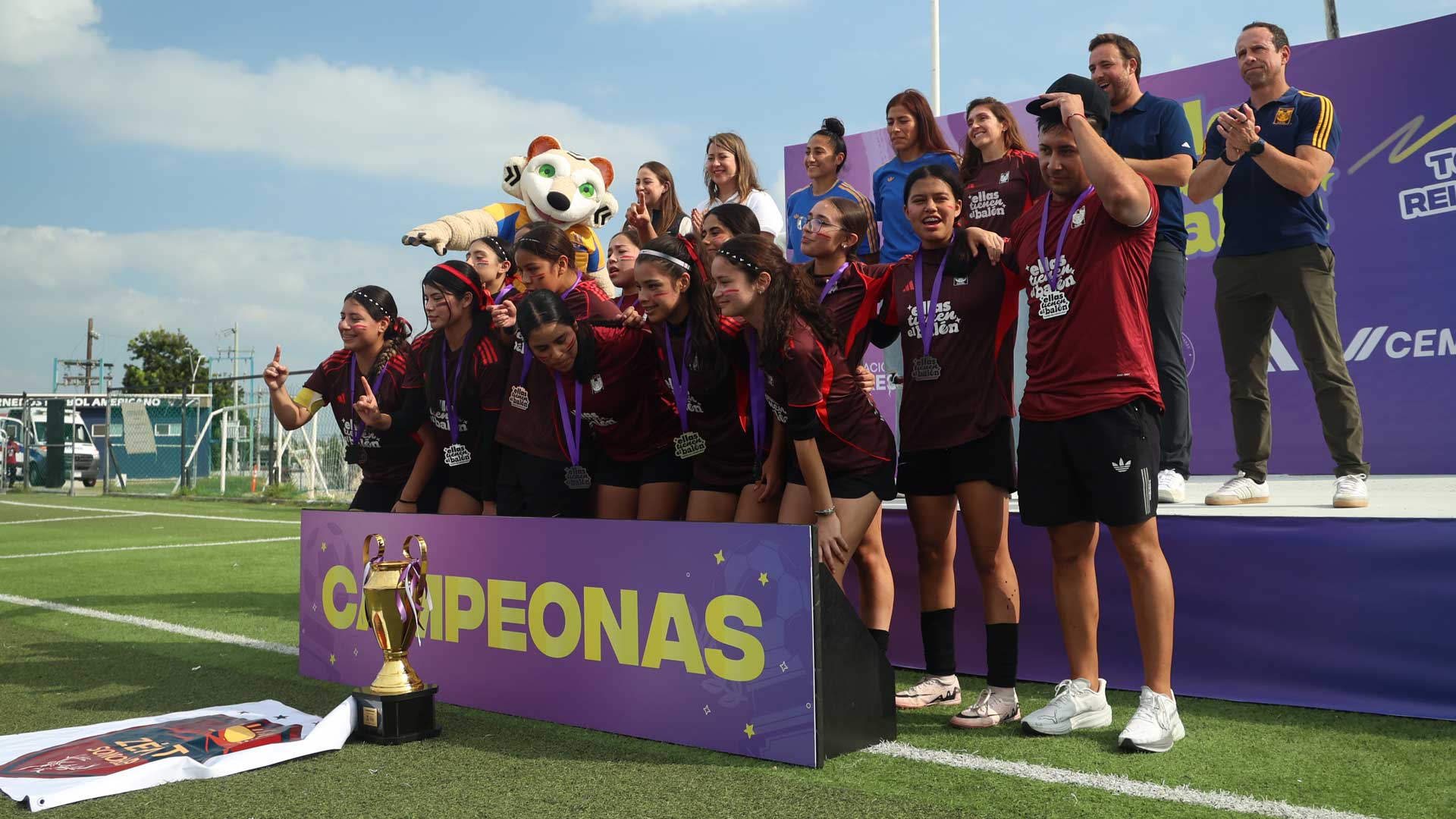 Tigres impulsa el desarrollo del futbol femenil en México con el programa “Ellas Tienen el Balón” 2025