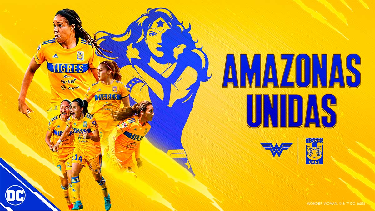Tigres Femenil y la Mujer Maravilla, serán aliadas dos años; esto es lo que se sabe