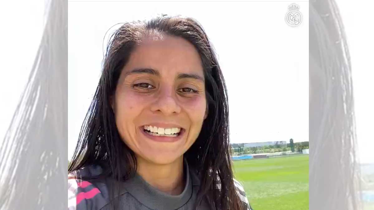 Kenti Robles y el mejor mensaje del mundo para la afición del Real Madrid