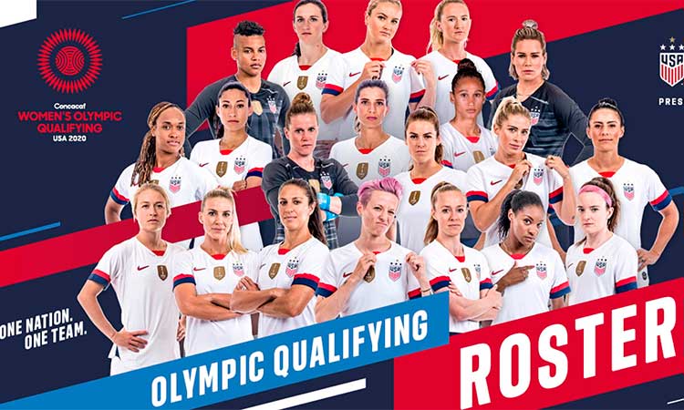 Lista la convocatoria final de EU para el Preolímpico femenil