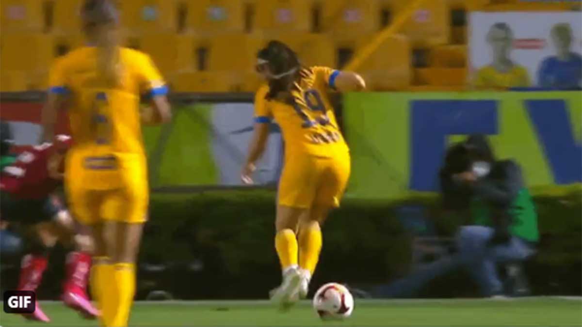 Blanca Solís sorprende con jugada de fantasía en el Tigres vs Toluca